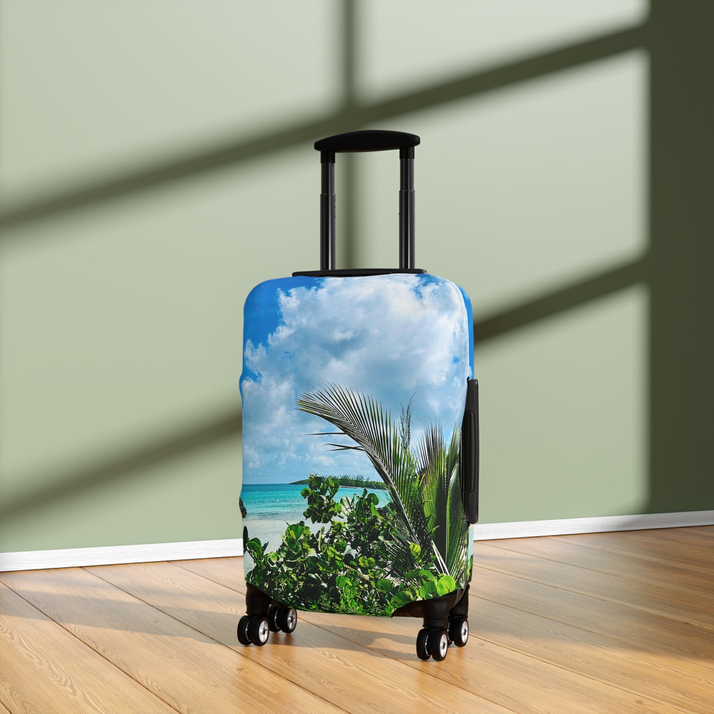 Tropical Luggage Cover - "Bahama Bloom"