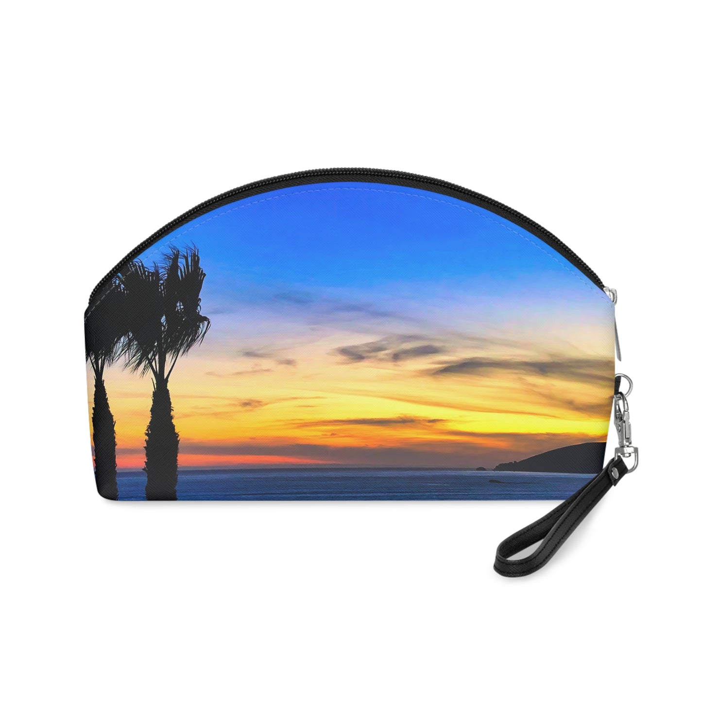 Makeup Bag / Travel Pouch - "Twilight Palms"