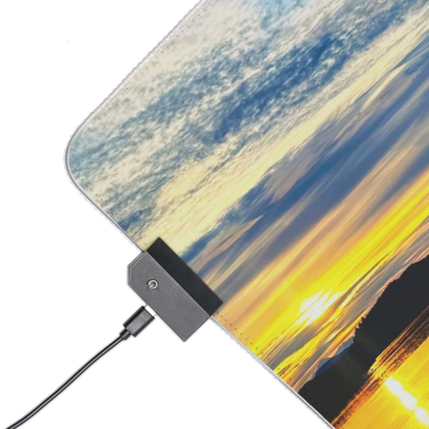 LED Gaming Desk Pad - "Frosted Light"