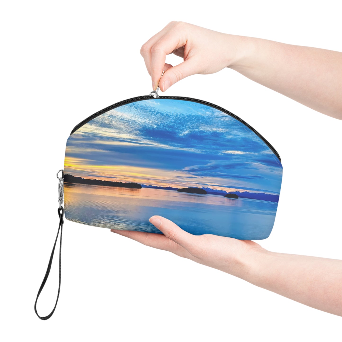 Makeup Bag / Travel Organizer - "Frosted Light"