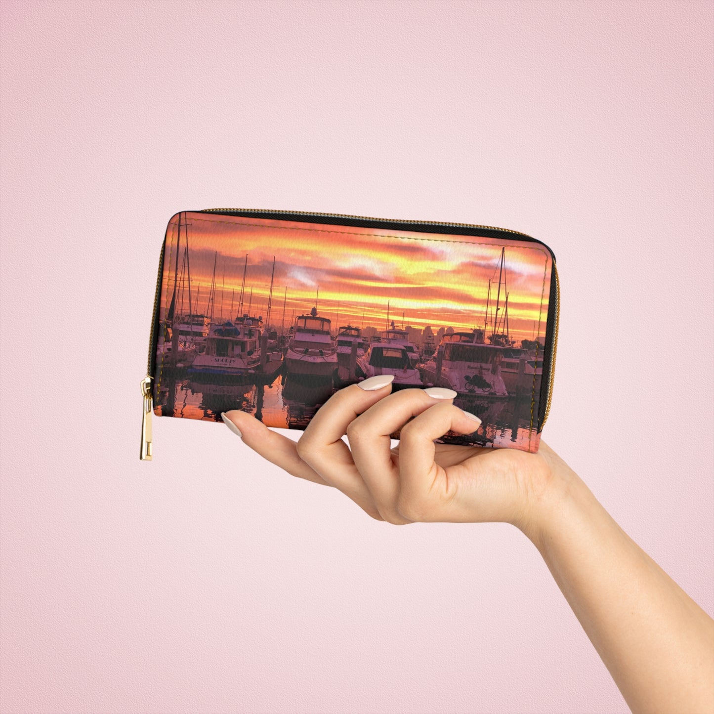 Zipper Wallet - "Tinsley's Harbor"