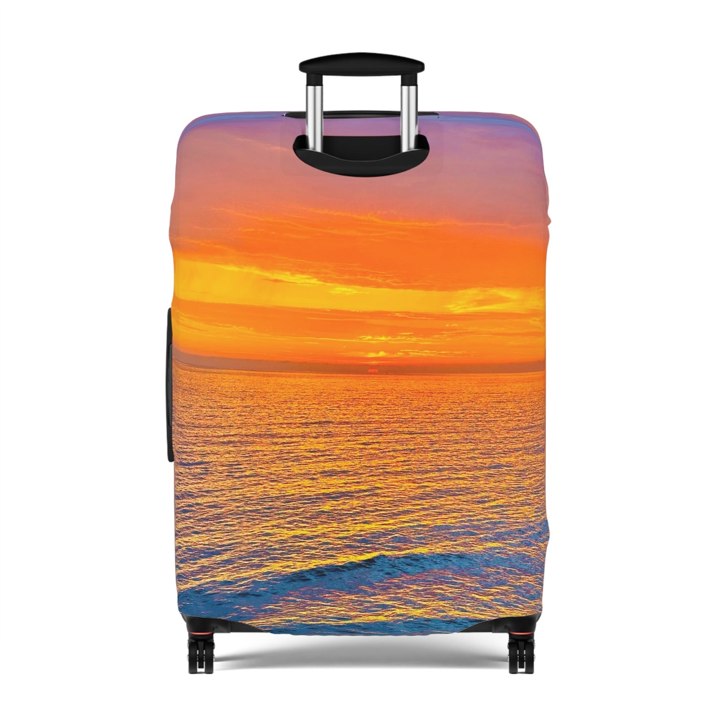 Sunset Ocean Luggage Cover - "Color Wheel"