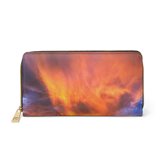 Zipper Wallet - "Sunfire"