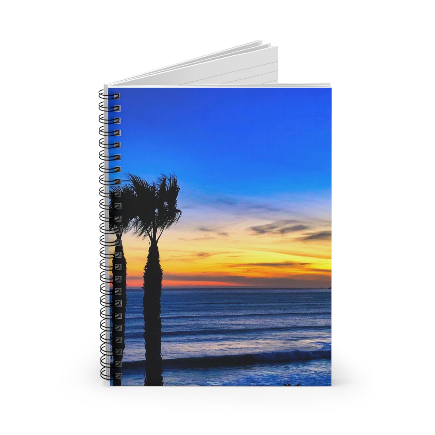 Spiral Notebook — "Twilight Palms"