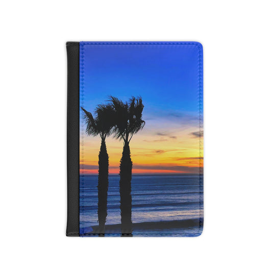 Passport Cover - " Twilight Palms"