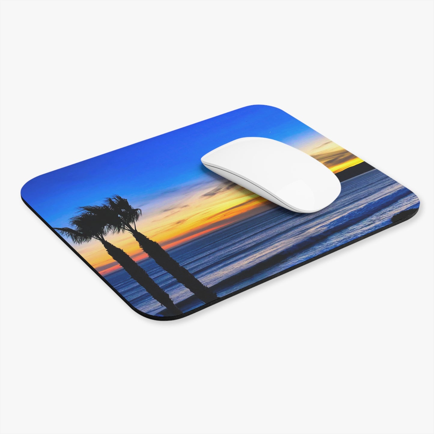 Mouse Pad — "Twilight Palms"