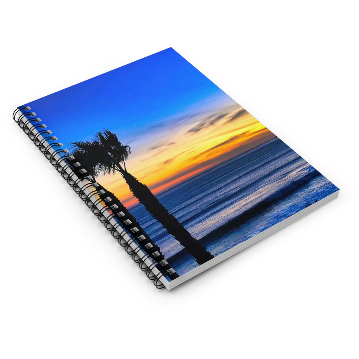 Spiral Notebook — "Twilight Palms"