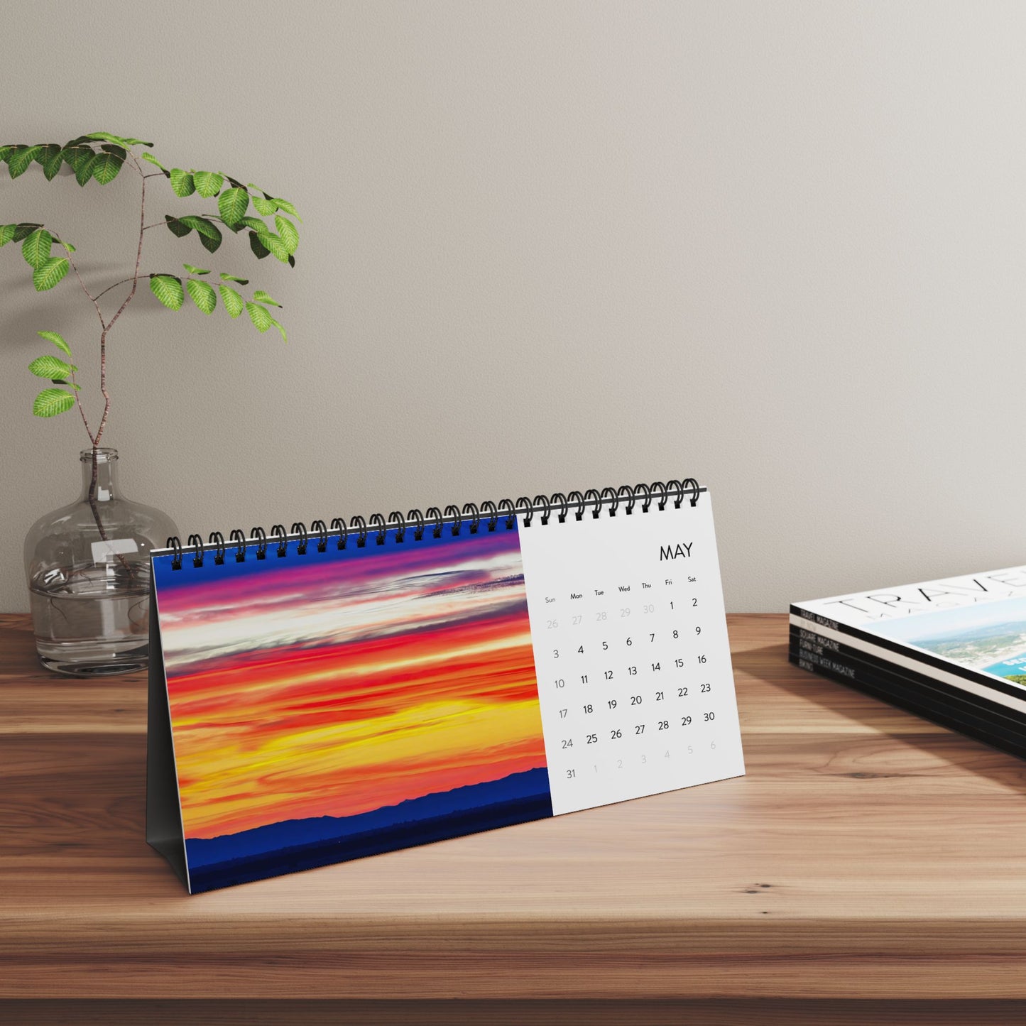 Salty Vibes 2026 Desktop Calendar