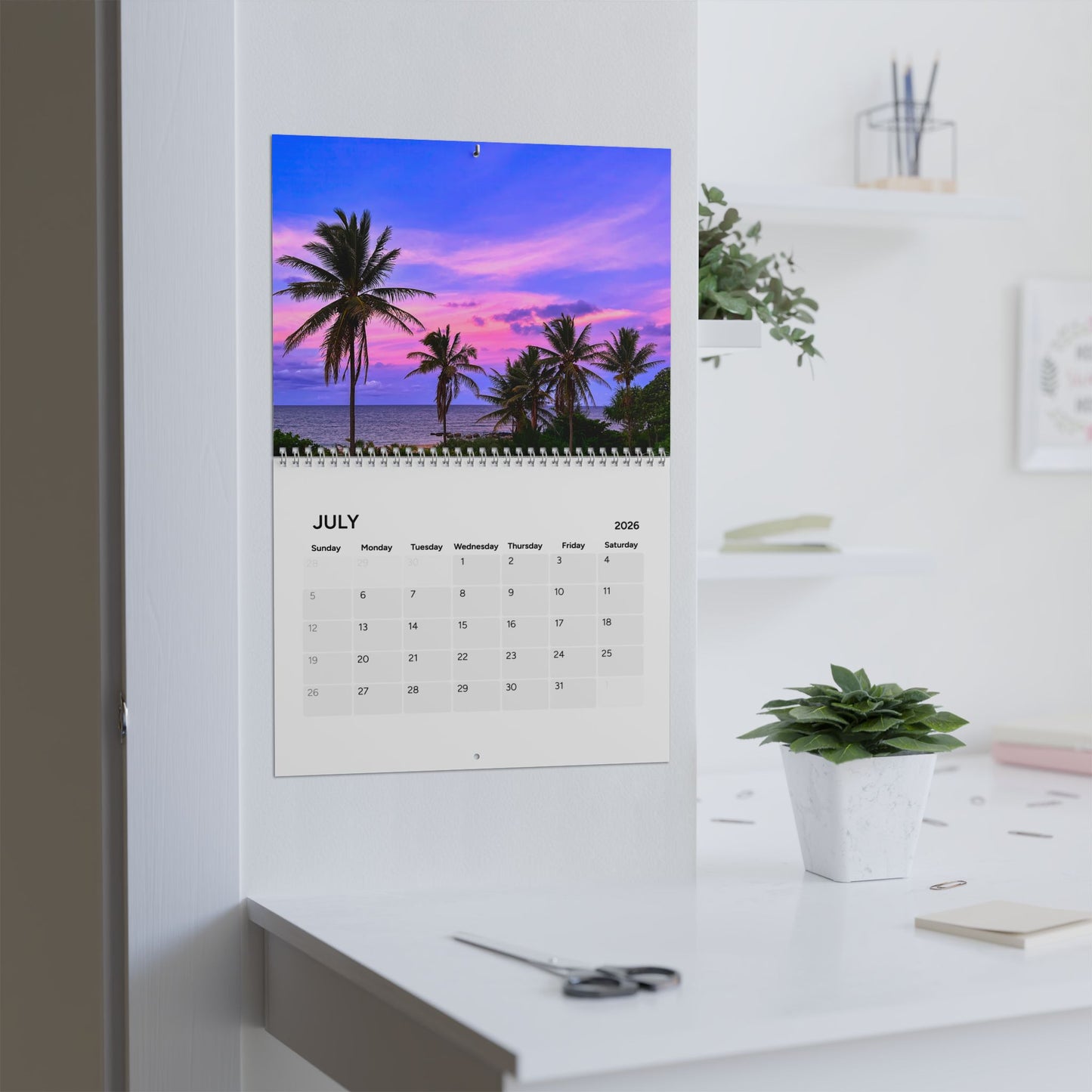 2026 Salty Vibes Wall Calendar