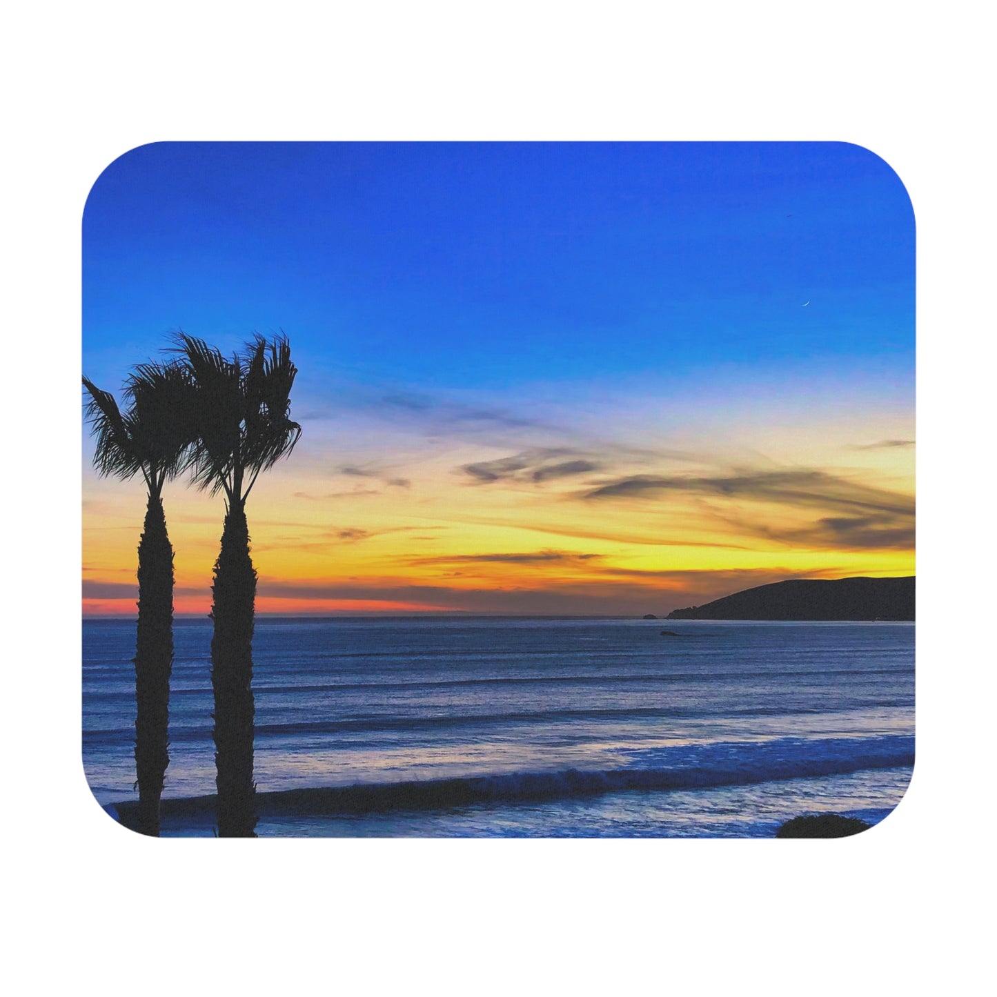 Mouse Pad — "Twilight Palms"