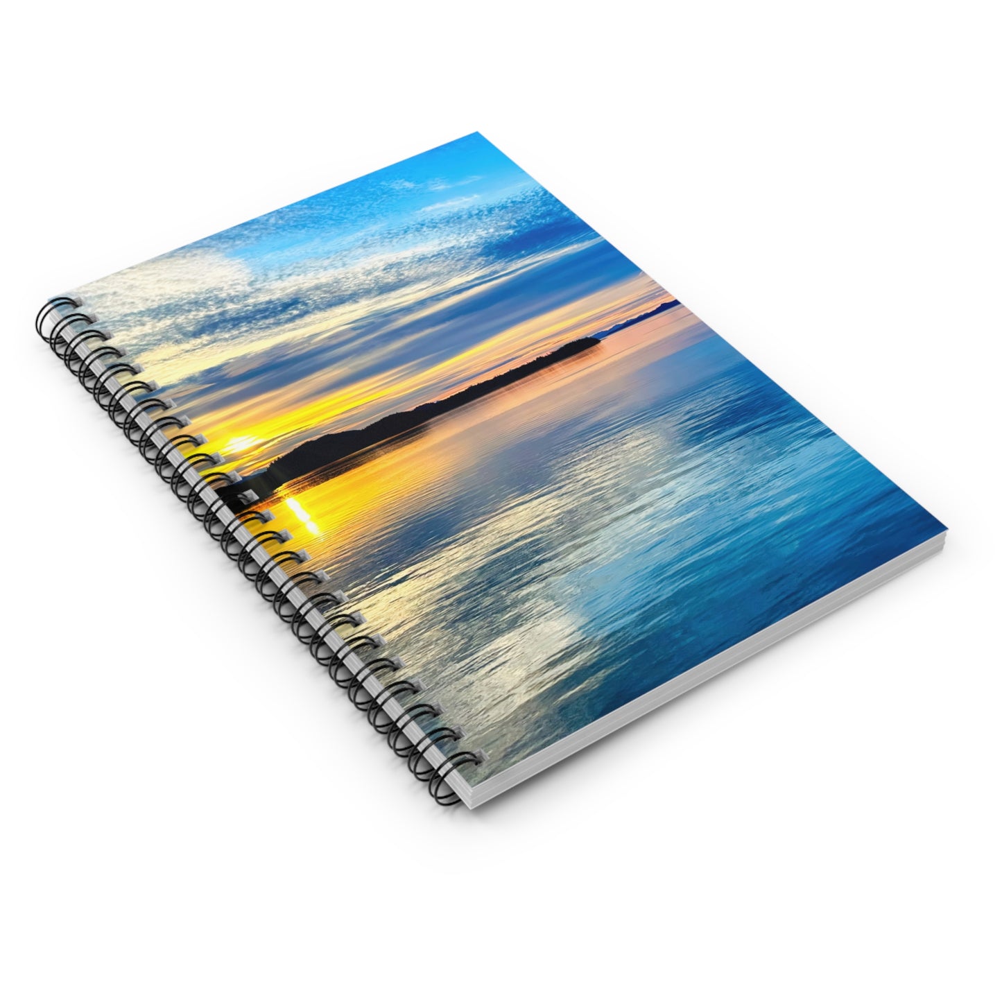 Spiral Notebook — "Frosted Light"